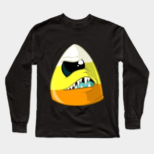 Cranky Candy Corn Long Sleeve T-Shirt